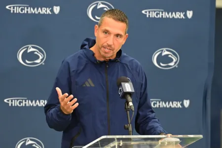 Camping out: Penn State football team embraces connectivity